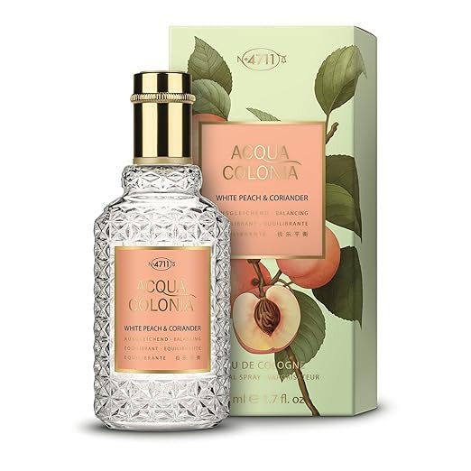 4711 Acqua Colonia White Peach and Coriander by Muelhens for Unisex - 5.7 oz EDC Spray