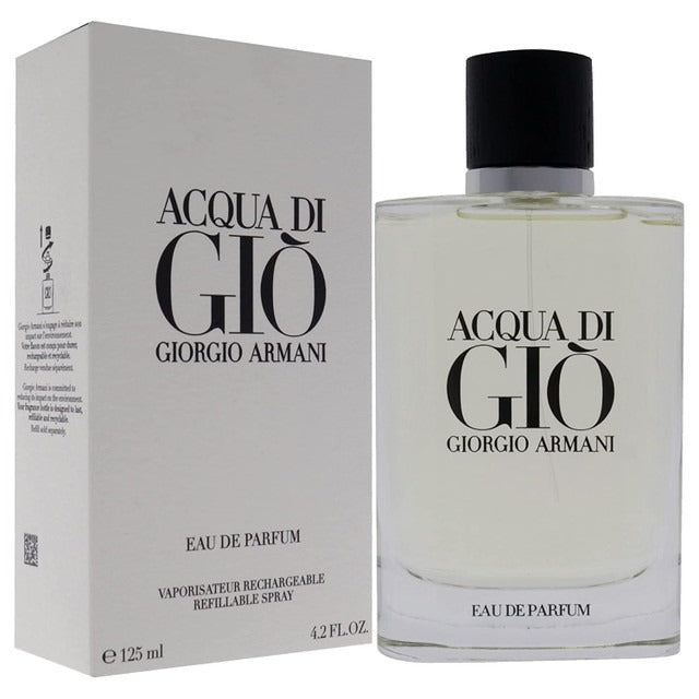 Acqua Di Gio by Giorgio Armani for Men - 4.2 oz Parfum Spray (Refillable)