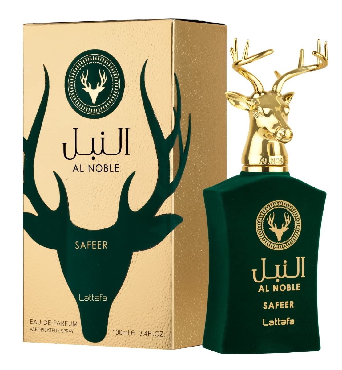 Al Noble Safeer by Lattafa, 3.4 oz Eau De Parfum Spray for Unisex