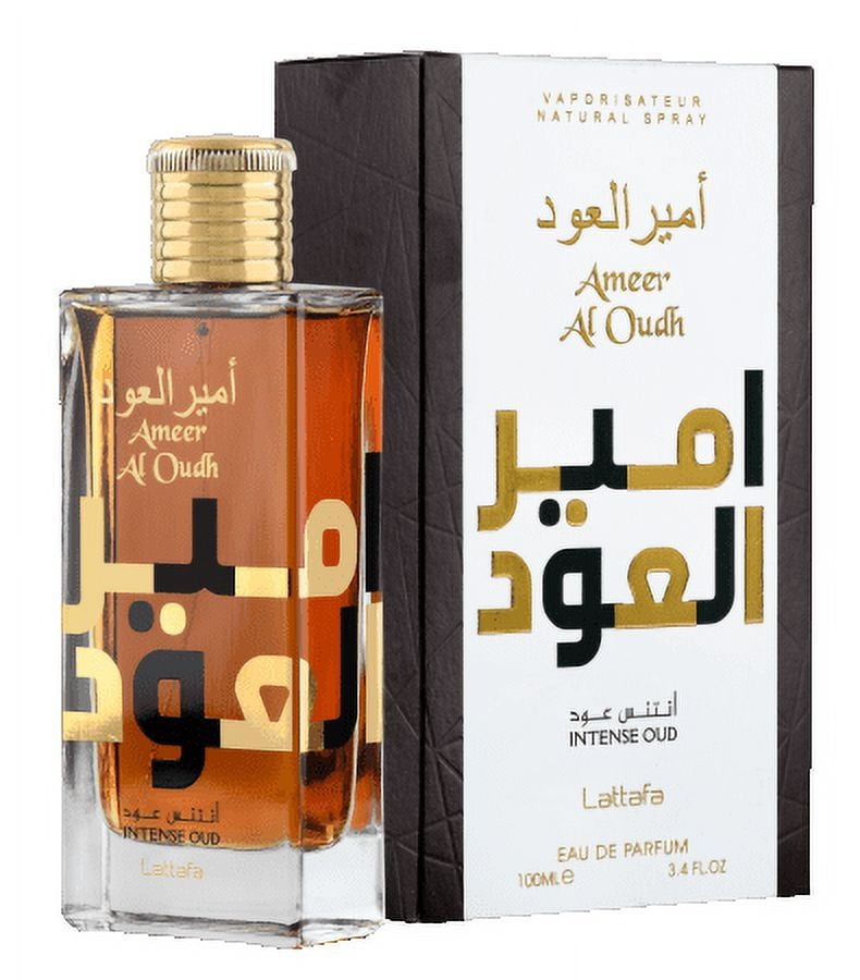 Ameer Al Oudh Intense Oud by Lattafa, 3.4 oz Eau De Parfum Spray for Unisex