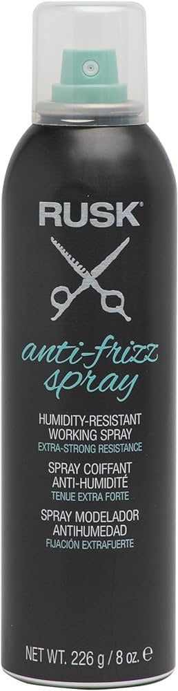 Anti-Frizz Spray by Rusk for Unisex - 8 oz Hair Spray