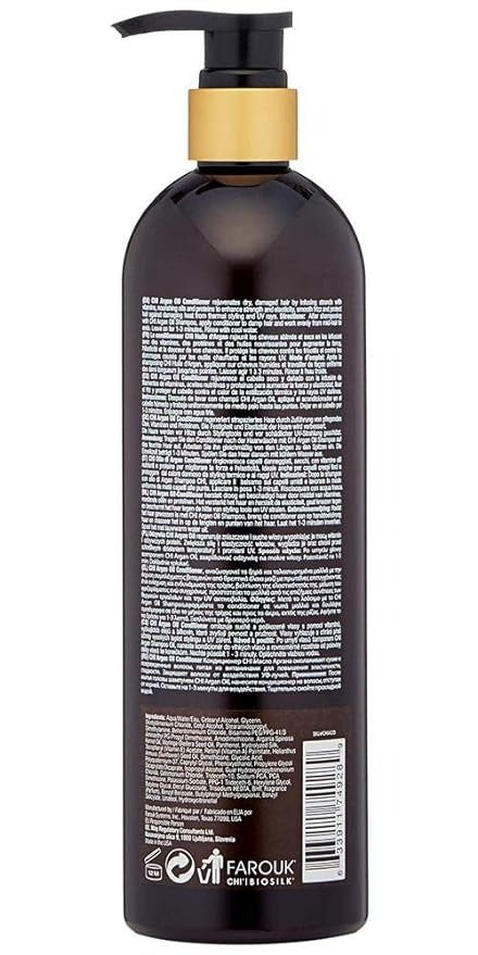 Argan Oil with Moringa Oil Blend Conditioner by CHI for Unisex - 25 oz Conditioner