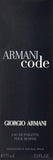 Armani Code by Giorgio Armani for Men - 2.5 oz EDT Spray (Refillable)