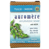 Auromere, Ayurvedic Bar Soap with Neem, Tulsi-Neem, 2.75 oz (78 g)