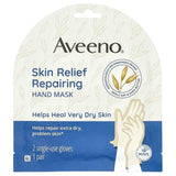 Aveeno, Skin Relief Repairing Hand Mask, Fragrance Free, 1 Pair