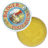 Badger, Certified Organic Foot Balm, Peppermint & Tea Tree, 2 oz (56 g)