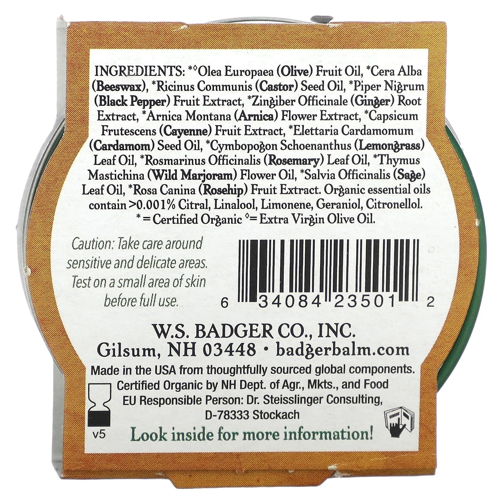 Badger, Organic Sore Joint Rub, Arnica Blend, 0.75 oz (21 g)