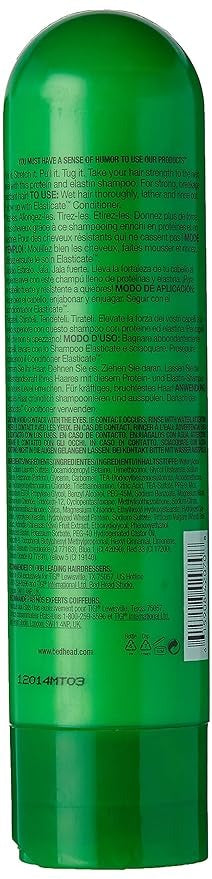 Bed Head Elasticate Strengthening Shampoo by TIGI for Unisex - 8.45 oz Shampoo