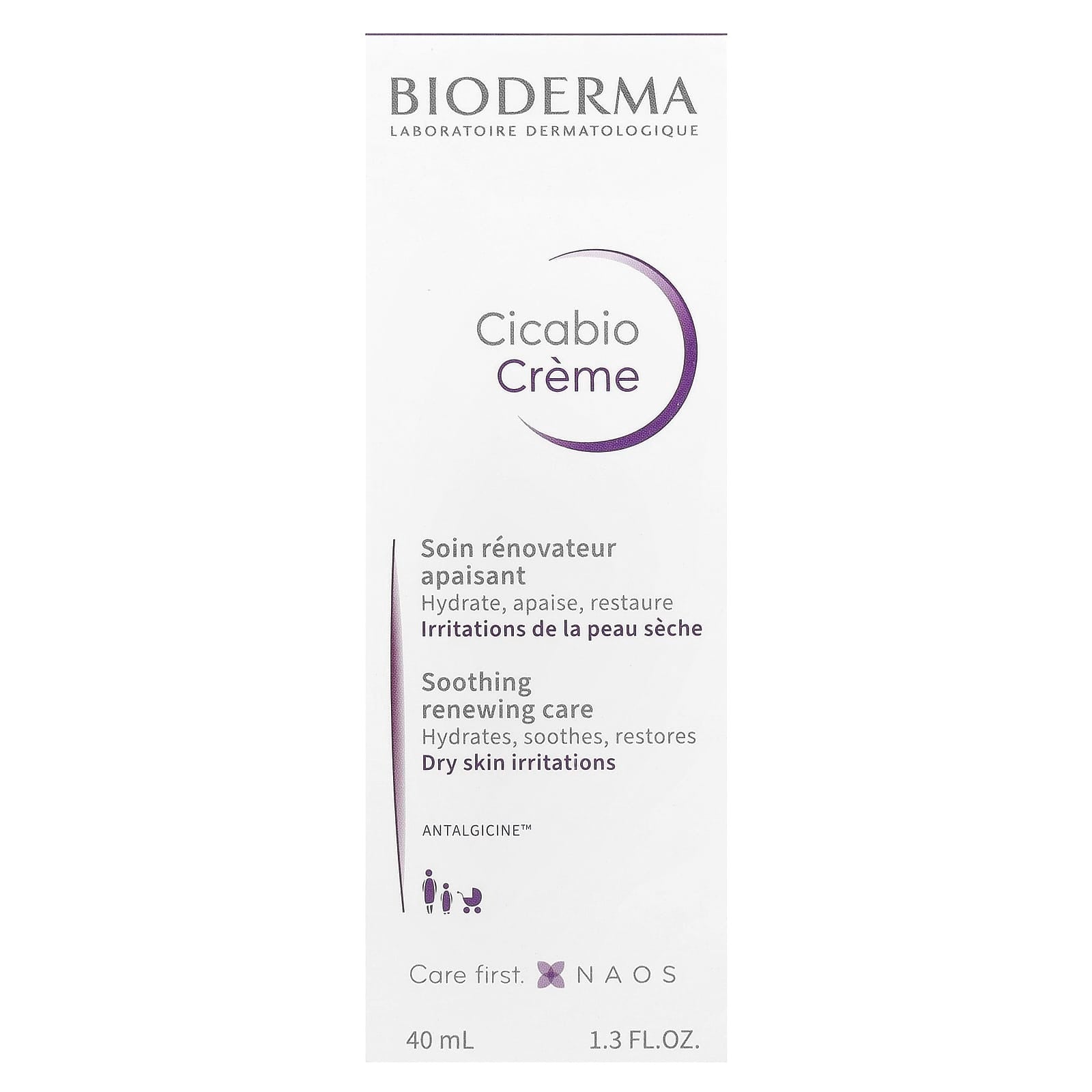 Bioderma, Cicabio Creme, Soothing Renewing Care, 1.3 fl oz (40 ml)