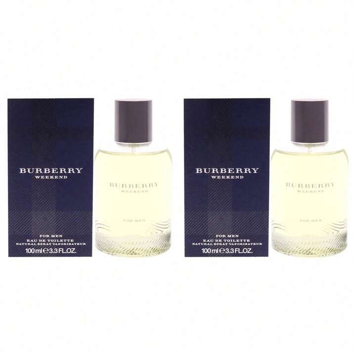 Burberry Weekend by Burberry for Men - 3.3 oz EDT Spray - Pack of 2