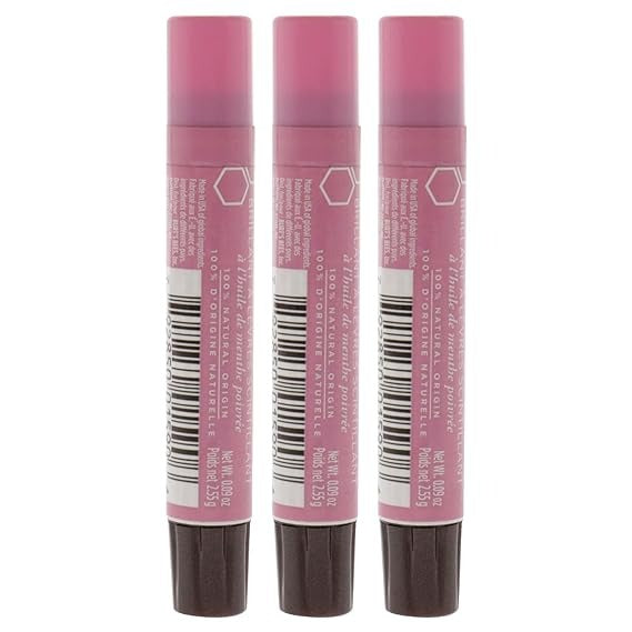 Burts Bees Lip Shimmer - Strawberry by Burts Bees for Women - 0.09 oz Lip Shimmer - Pack of 3