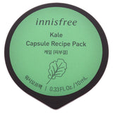 Capsule Recipe Pack Mask - Kale by Innisfree for Unisex - 0.33 oz Mask - Pack of 3