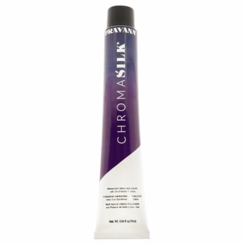 ChromaSilk Creme Hair Color - 6.11 Dark Intense Ash Blonde by Pravana for Unisex - 3 oz Hair Color