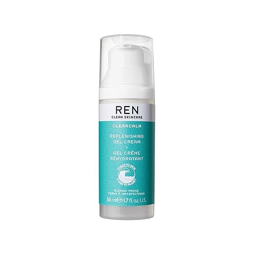 Clearcalm Replenishing Gel Cream by Ren for Women - 1.7 oz Gel