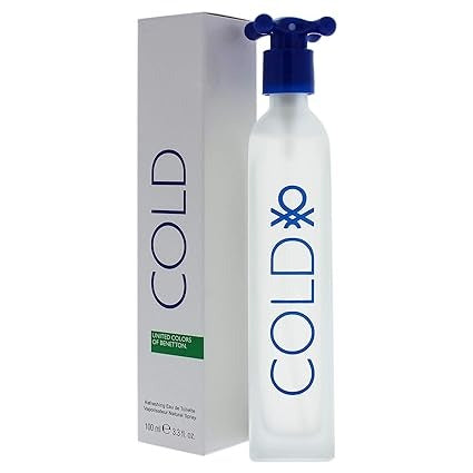 Cold by United Colors of Benetton for Men - 3.3 oz EDT Spray