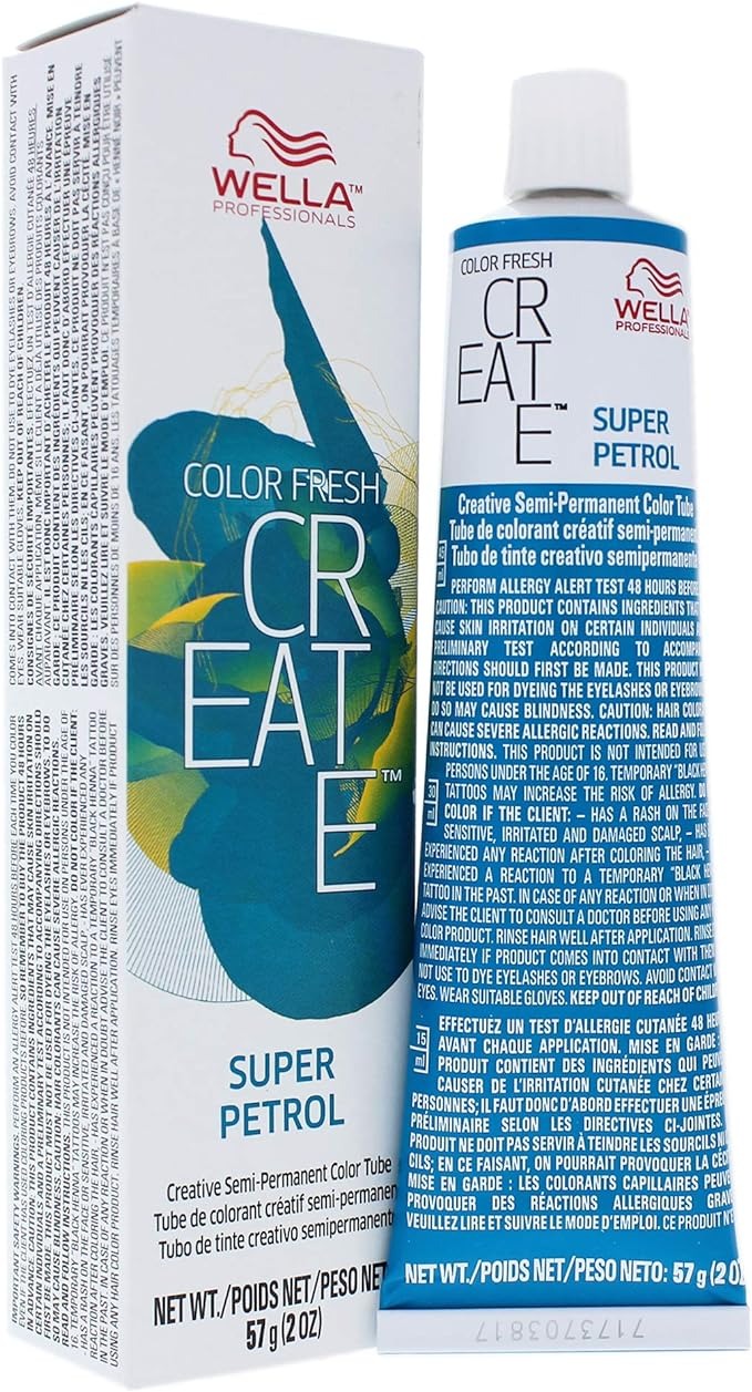 Color Fresh Create Semi-Permanent Color - Super Petrol by Wella for Unisex - 2 oz Hair Color