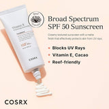 CosRx, Vitamin E, Vitalizing Sunscreen, SPF 50+, 1.69 fl oz (50 ml)