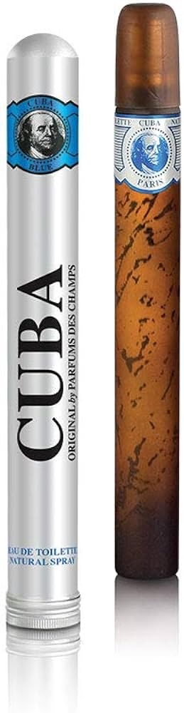 Cuba Blue by Cuba for Men - 1.2 oz EDT Spray - Pack of 2