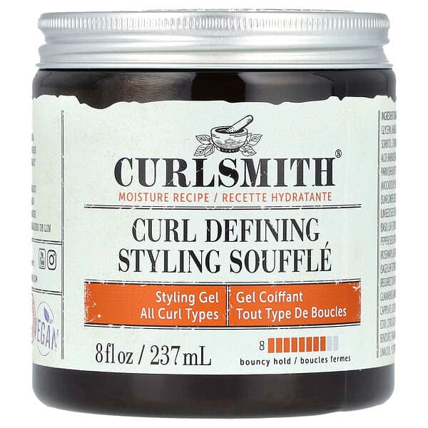 Curlsmith, Curl Defining Styling Souffle Styling Gel, All Curl Types, 8 fl oz (237 ml)