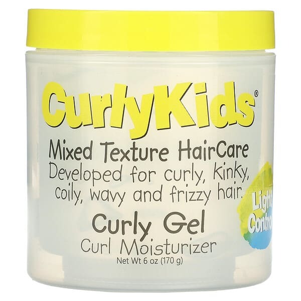 CurlyKids, Mixed Texture HairCare, Curly Gel, Light Control, 6 oz (170 g)