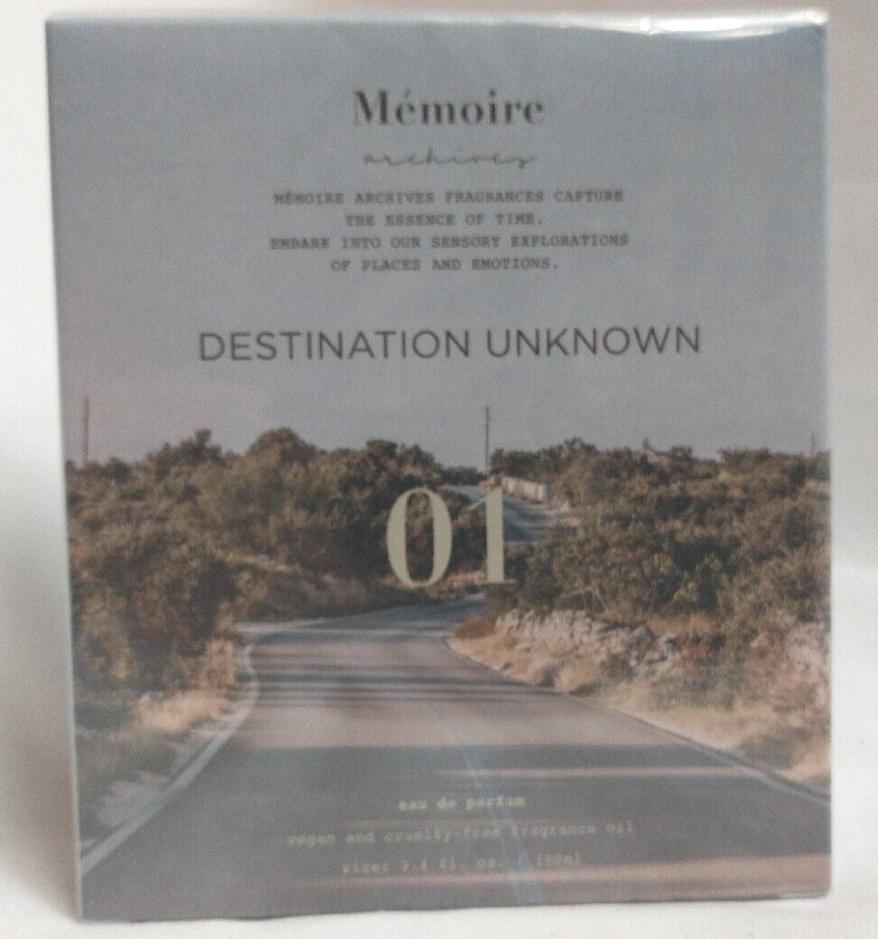 Destination Unknown by Memoire Archives, 3.4 oz Eau De Parfum Spray for Unisex