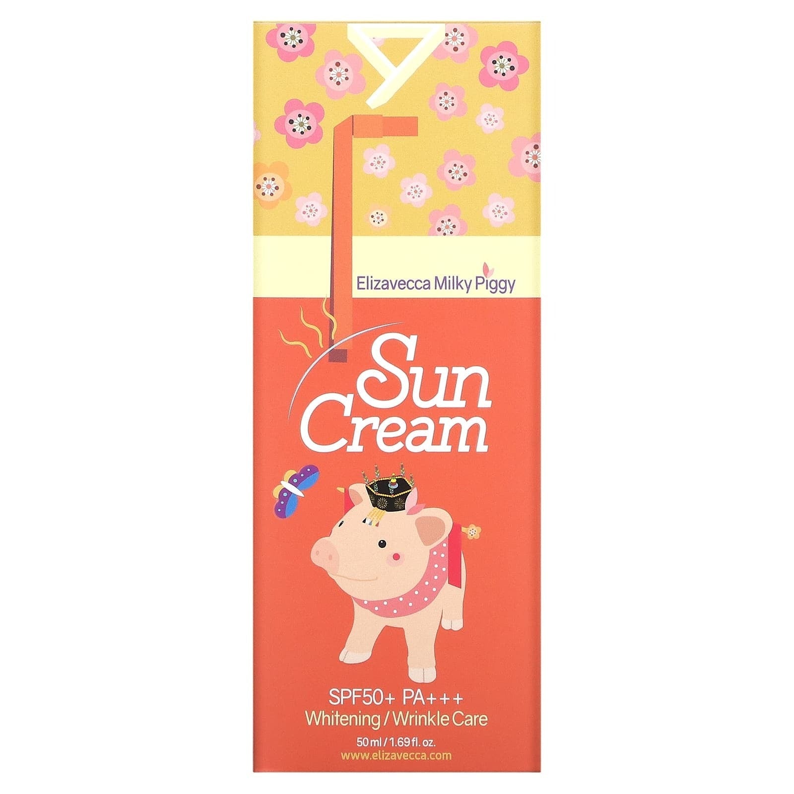 Elizavecca, Milky Piggy, Sun Cream, SPF 50+, PA+++, 1.69 fl. (50 ml)