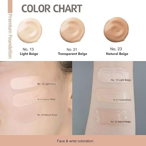 Enough, 8 Peptide, Full Cover Perfect Foundation, SPF 50+ PA+++, #21, 3.53 oz (100 g)