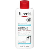 Eucerin, Advanced Cleansing, Body and Face Cleanser, Fragrance Free, 16.9 fl oz (500 ml)