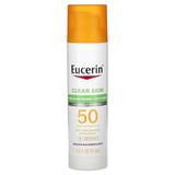 Eucerin, Clear Skin, Lightweight Sunscreen Lotion for Face, SPF 50, Fragrance Free, 2.5 fl oz (75 ml)