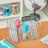 FOP Bliss 5-Compartment Plastic Cosmetics Storage Organizer ,Round Corner Design