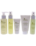 Face and Body Travel Kit by Villa Floriani for Women - 5 Pc 3.4oz Cucumber Cleansing GEL, 1.69oz Cucumber Toner, 0.68oz Chamomile Calming Day Lotion SPF20, 2.53 Ultra Hydrating Cucumber Body Cream, 1.69oz Olive Oil Satin Body Spray