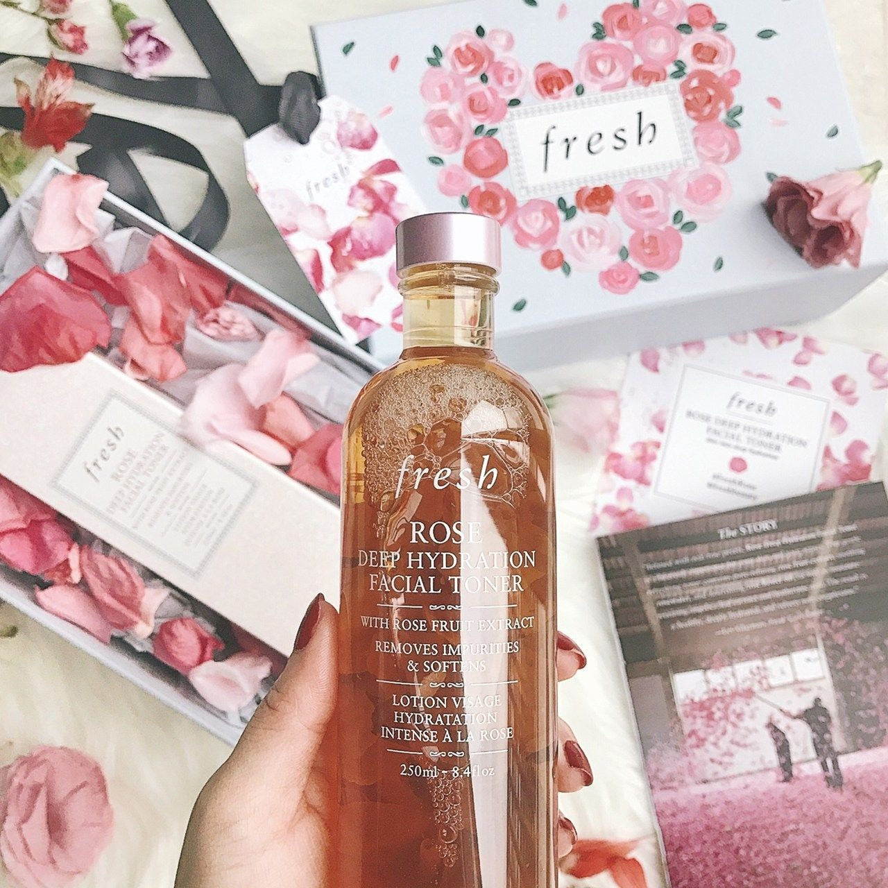 Fresh Rose Deep Hydration by Fresh, 8.4 oz Facial Toner