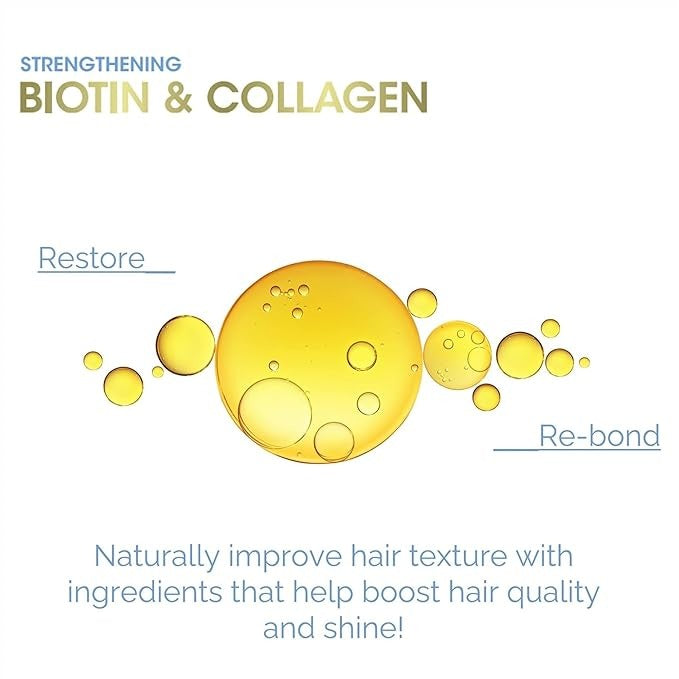 Giovanni, Biotin & Collagen Hair Oil, Rebonding & Restoring, 1.9 fl oz (56 ml)