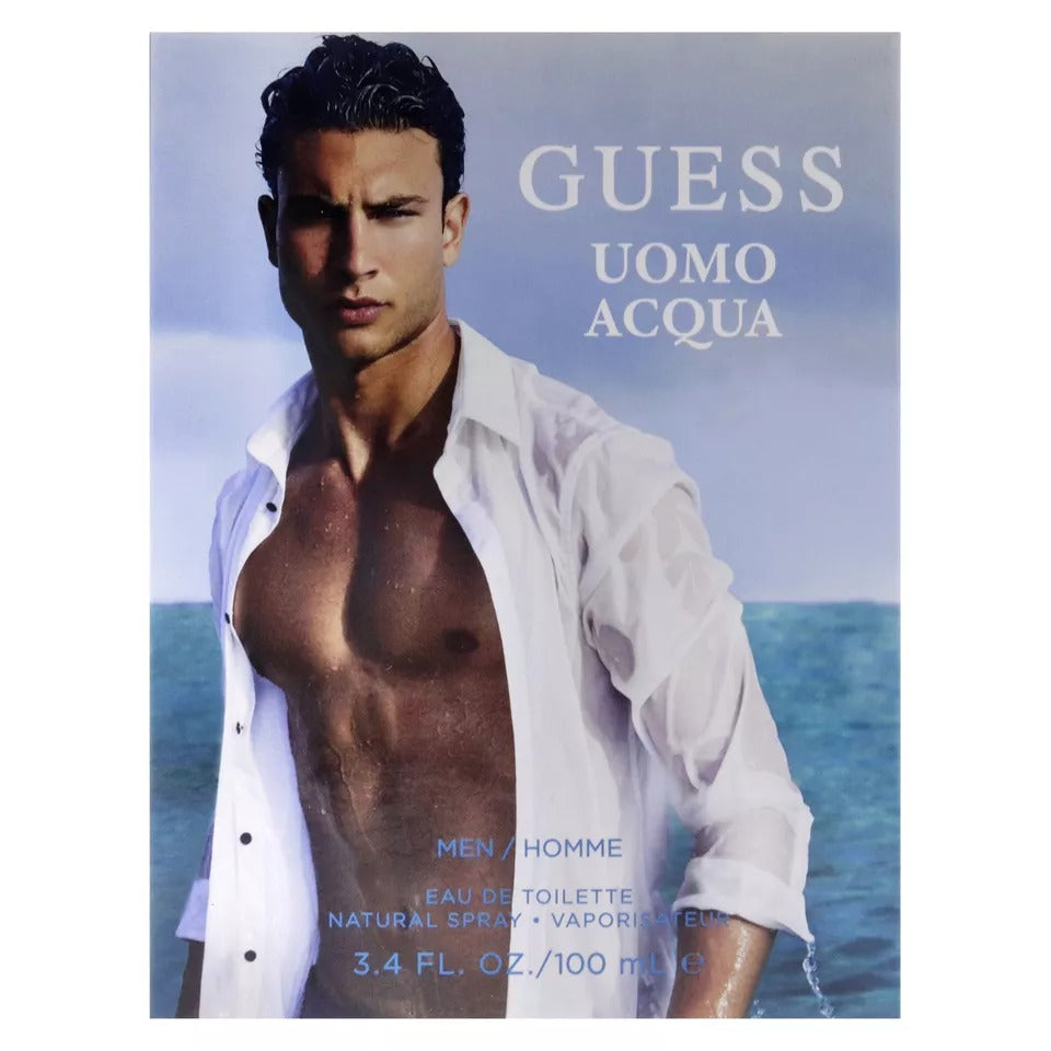 Guess Uomo Acqua by Guess for Men - 3.4 oz EDT Spray