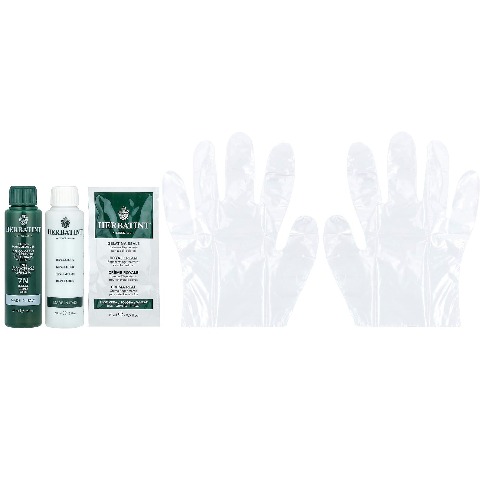Herbatint, Permanent Haircolor Gel, 7N Blonde, 4.56 fl oz (135 ml)