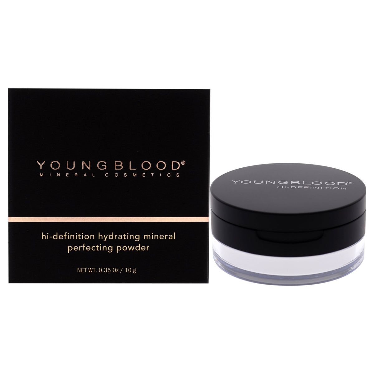 Hi-Definition Hydrating Mineral Perfecting Powder - Translucent by Youngblood for Women - 0.35 oz Powder