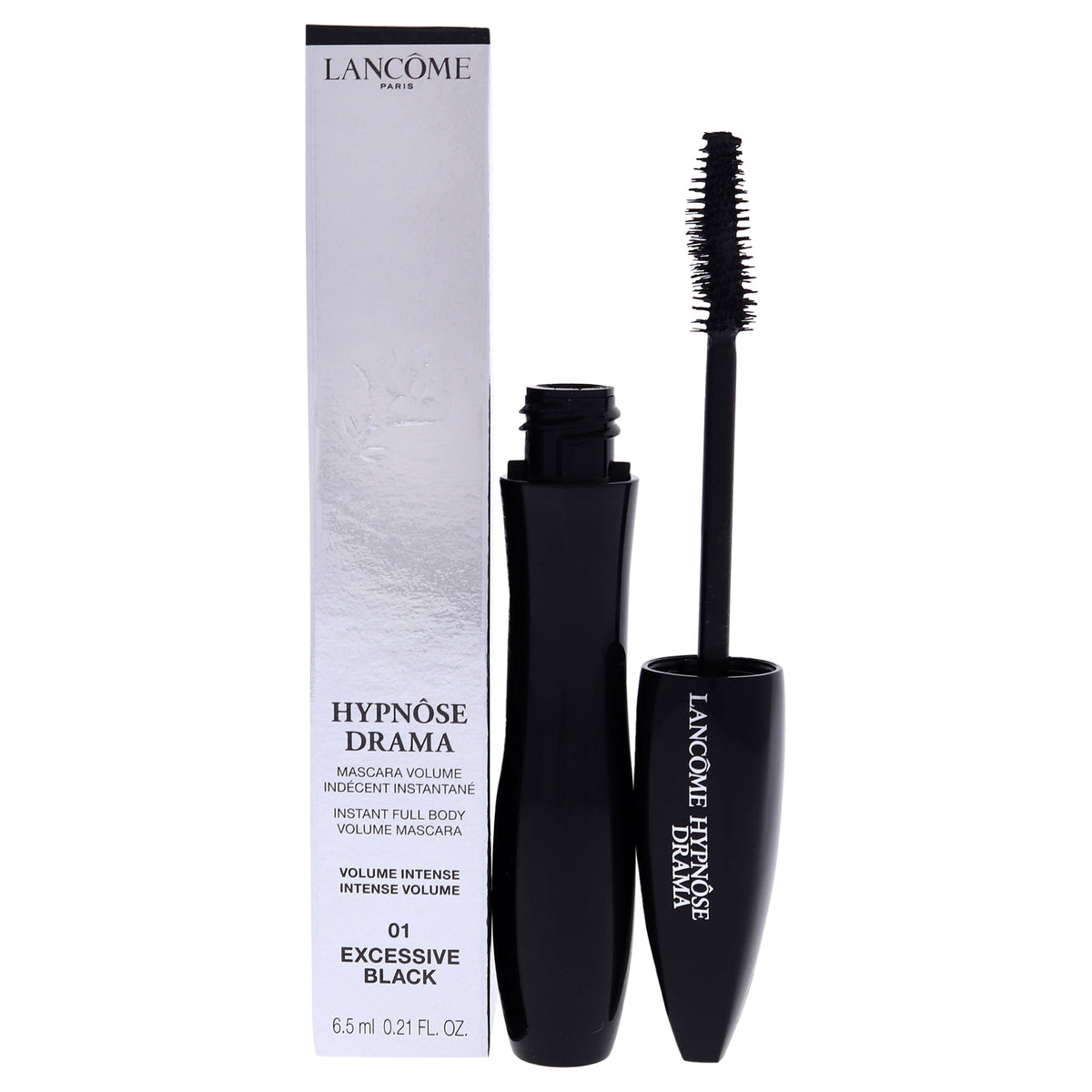 Hypnose Drama Instant Full Body Volume Mascara - 01 Excessive Black by Lancome for Women - 0.21 oz Mascara