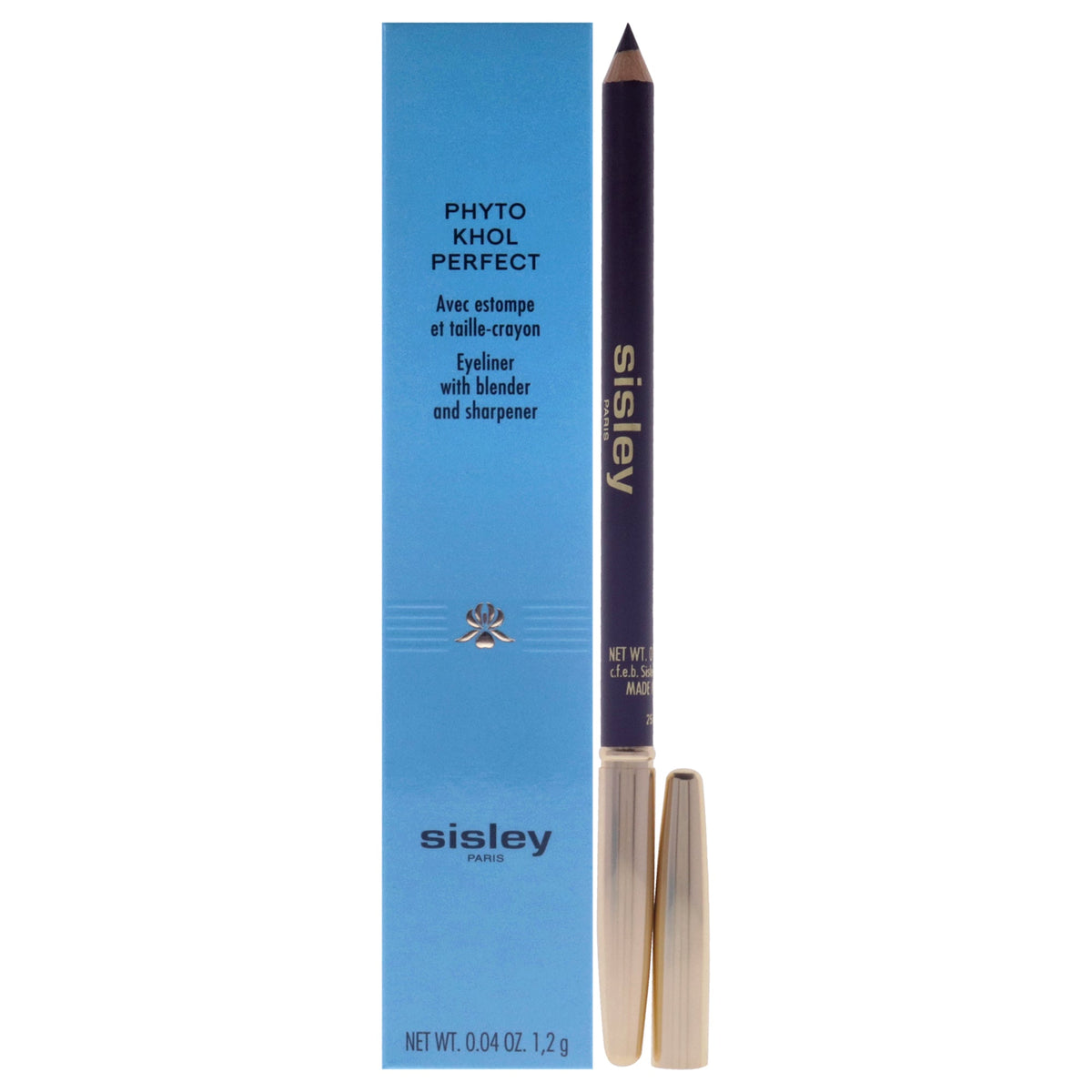 Phyto Khol Perfect Eyeliner With Blender and Sharpener - 8 Purple by Sisley for Women - 0.04 oz Eyeliner