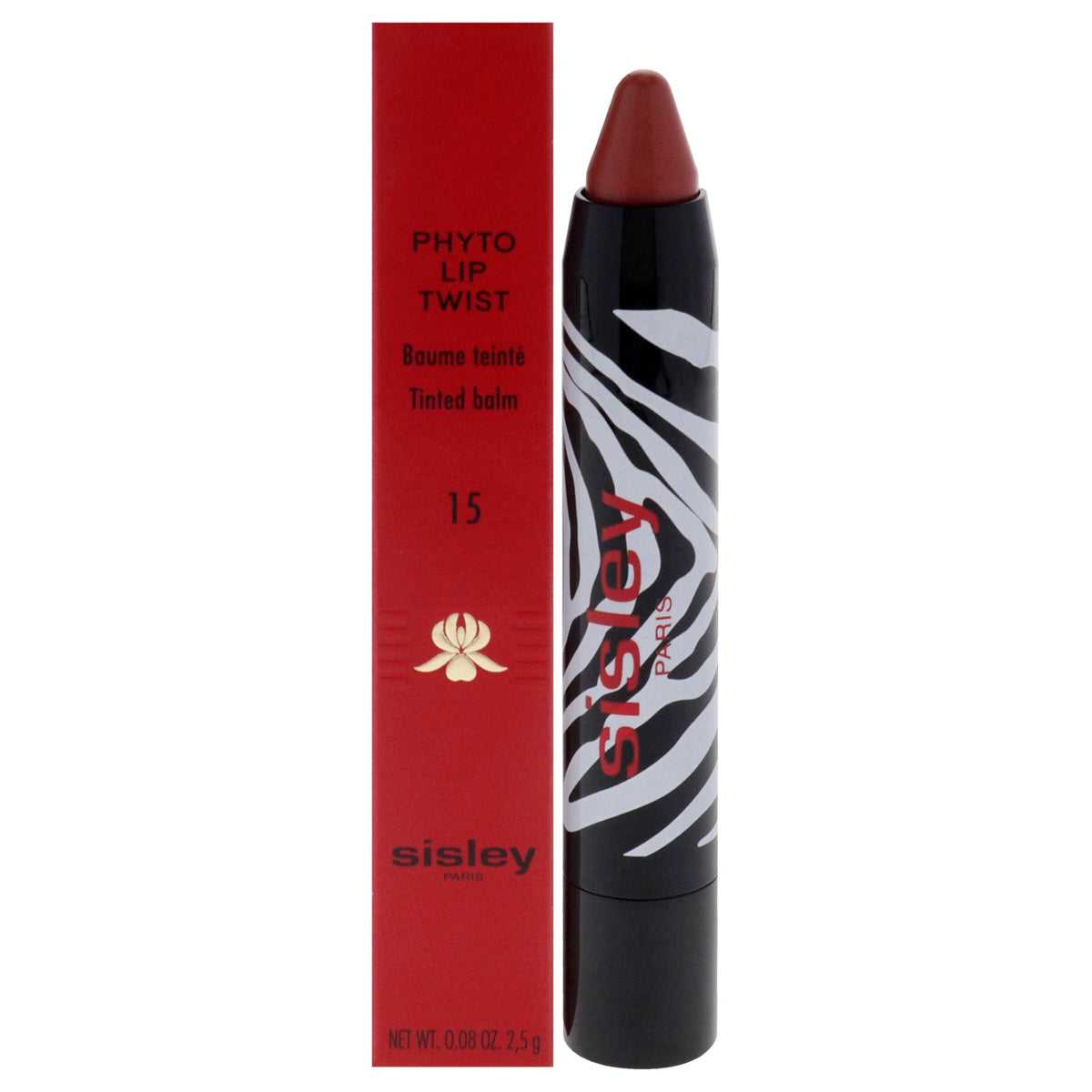 Phyto Lip Twist - # 15 Nut by Sisley for Women - 0.08 oz Lipstick