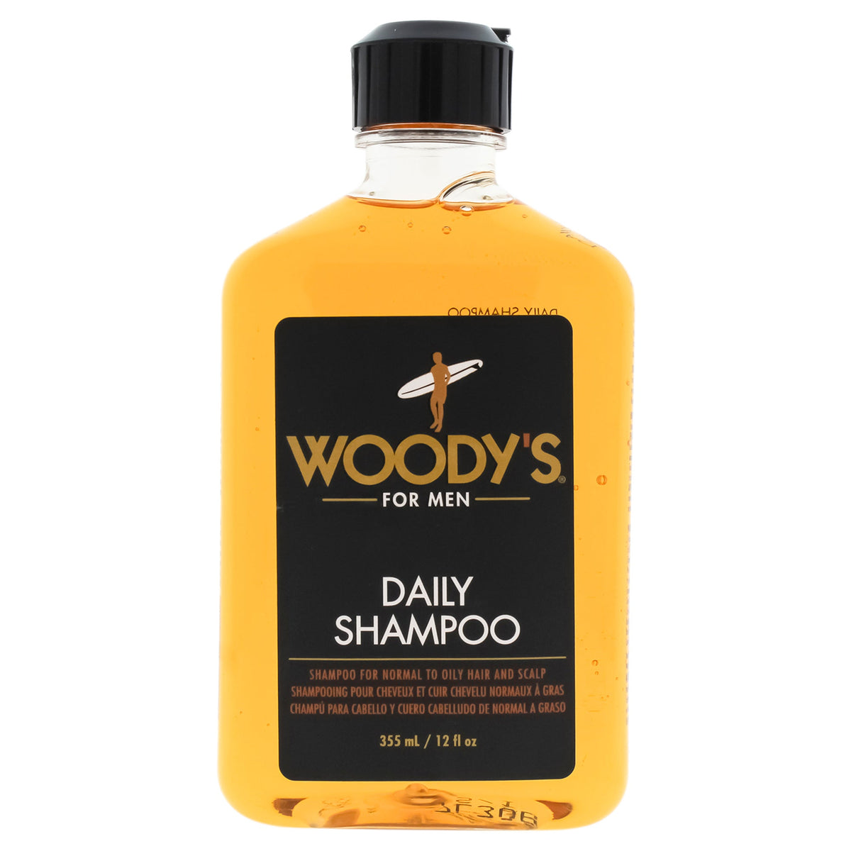 Daily Shampoo by Woodys for Men - 12 oz Shampoo