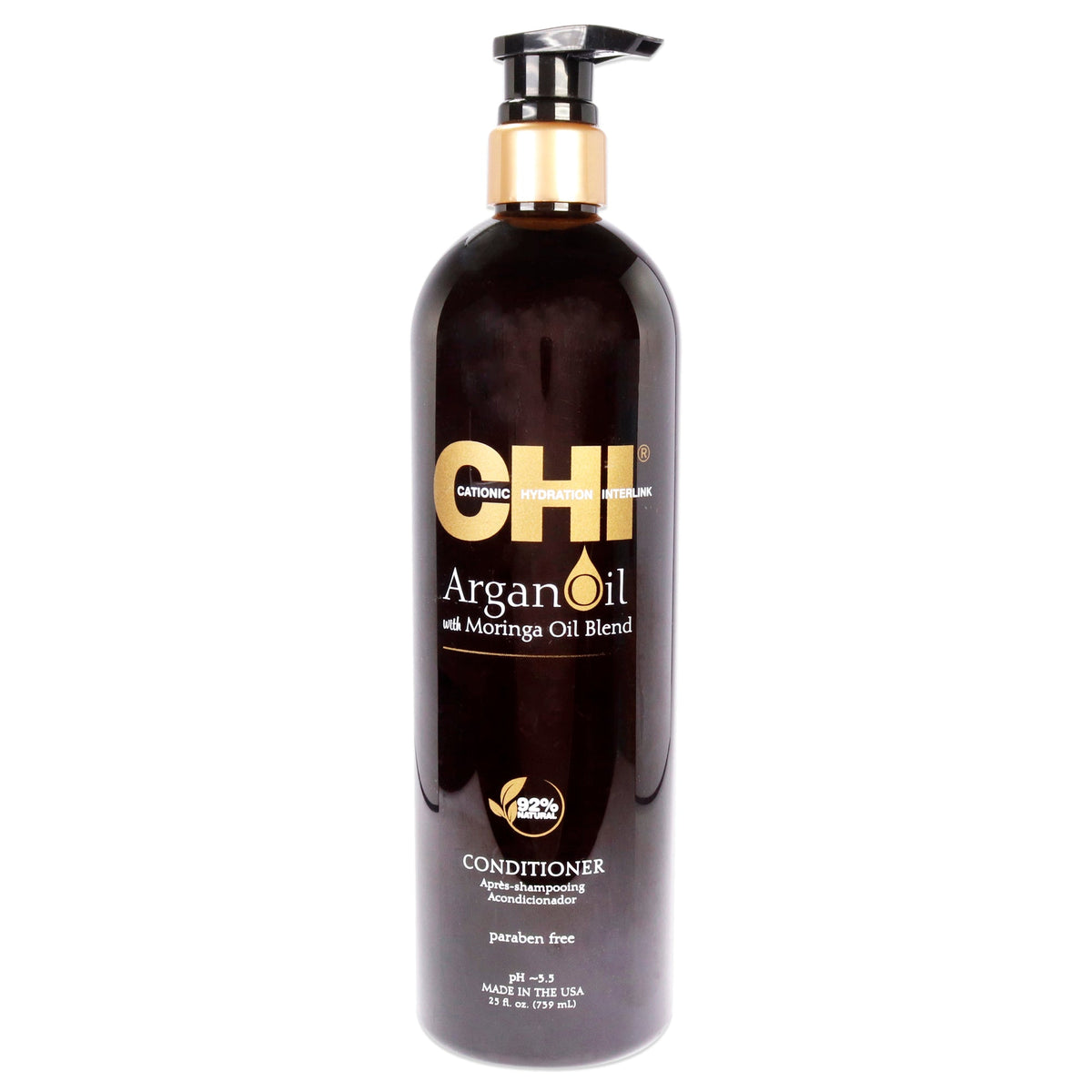 Argan Oil with Moringa Oil Blend Conditioner by CHI for Unisex - 25 oz Conditioner