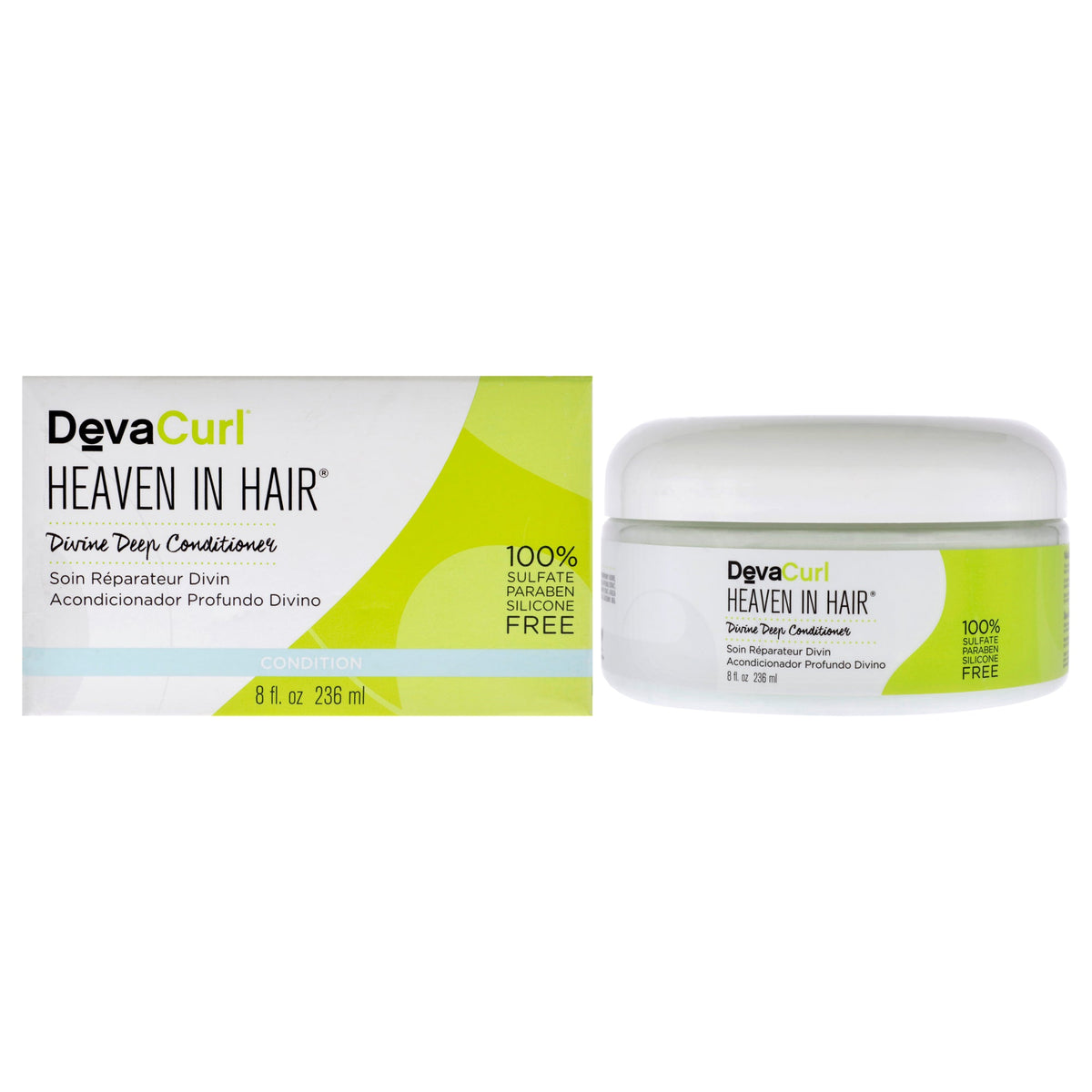 Heaven In Hair Divine Deep Conditioner by DevaCurl for Unisex - 8 oz Treatment