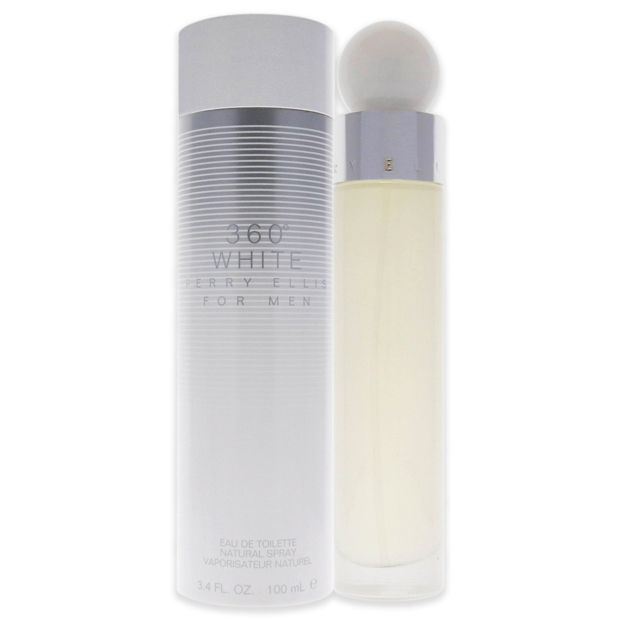 360 White by Perry Ellis for Men - 3.4 oz EDT Spray