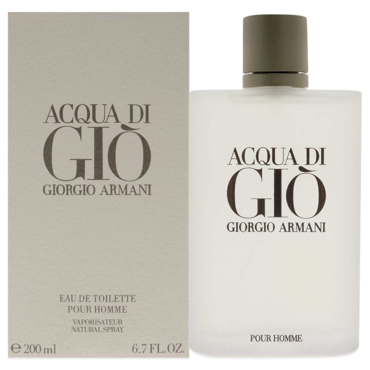 Acqua Di Gio by Giorgio Armani for Men - 6.7 oz EDT Spray