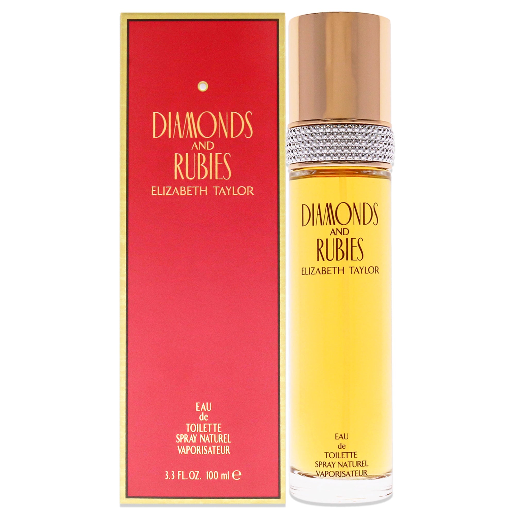 Diamonds and Rubies by Elizabeth Taylor for Women - 3.3 oz EDT Spray