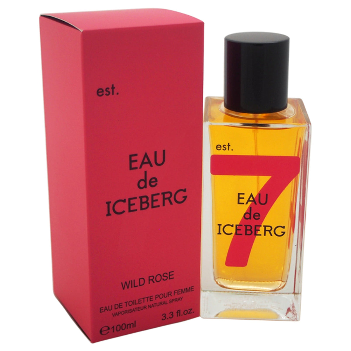 Eau de Iceberg Wild Rose by Iceberg for Women - 3.3 oz EDT Spray