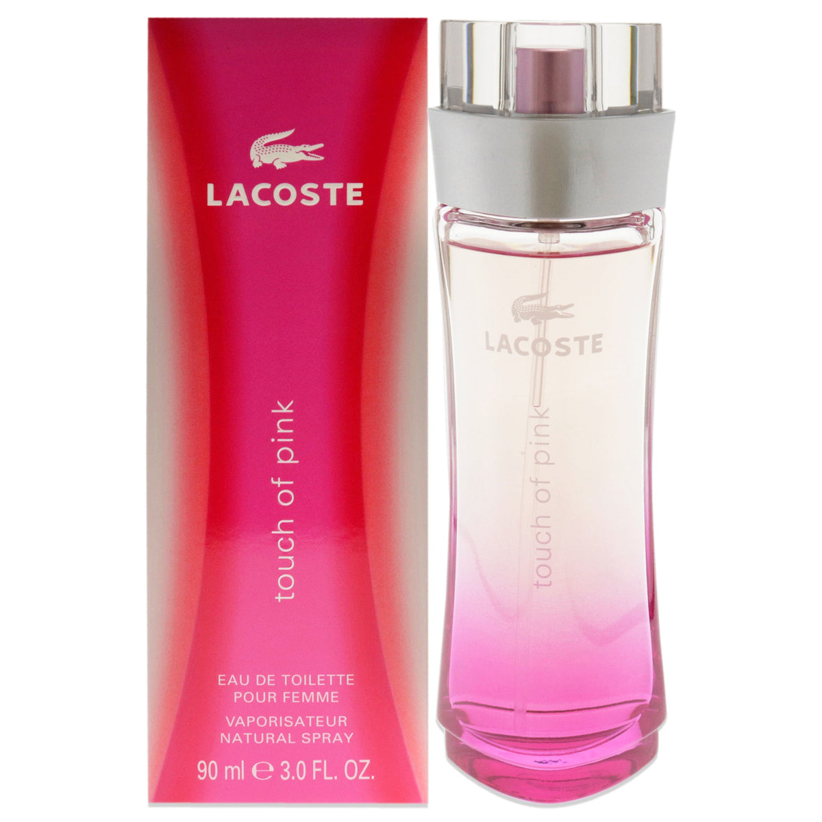 Touch of Pink by Lacoste for Women - 3 oz EDT Spray