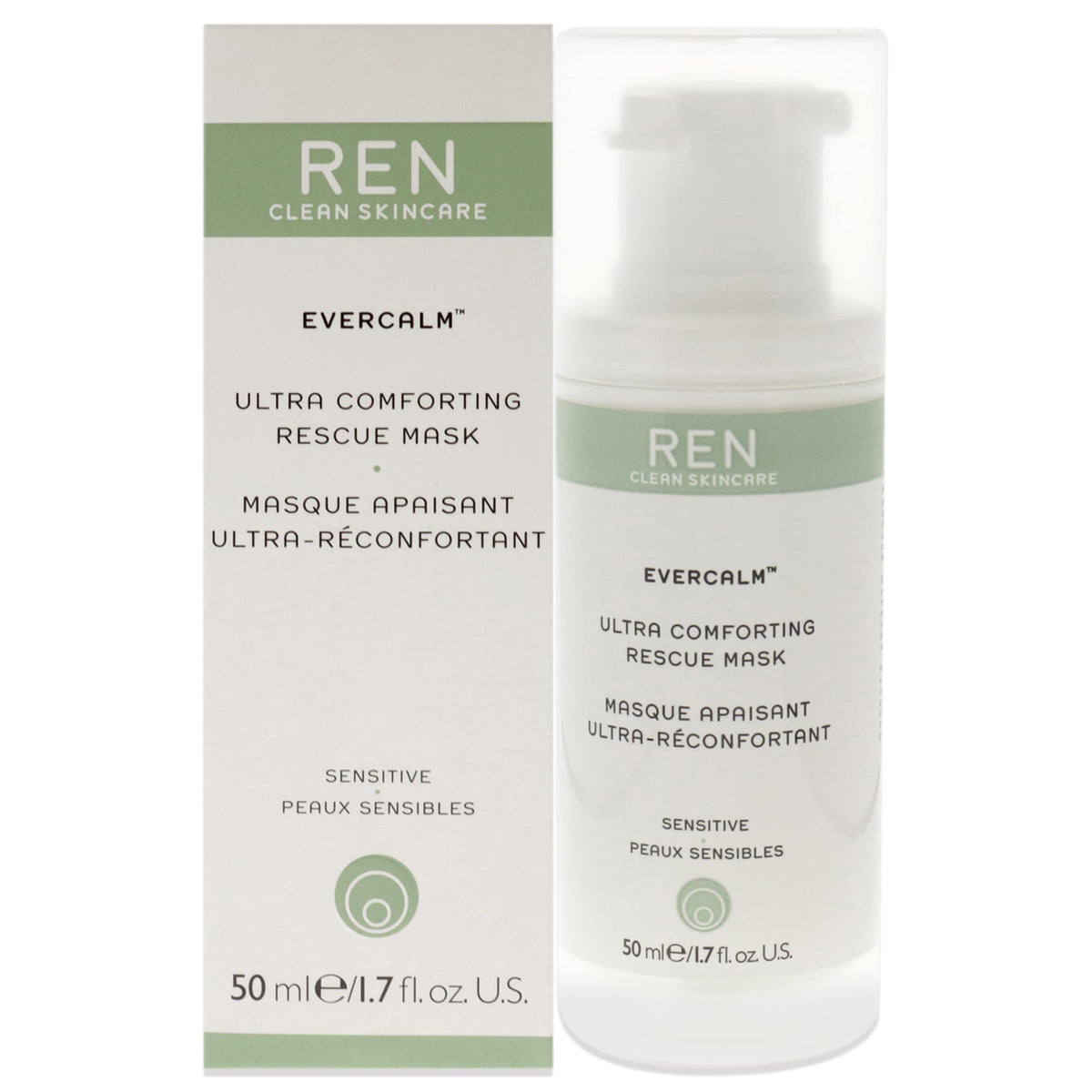 Evercalm Ultra Comforting Rescue Mask by REN for Unisex - 1.7 oz Mask