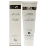 Flash Rinse 1 Minute Facial by REN for Unisex - 2.5 oz Rinse