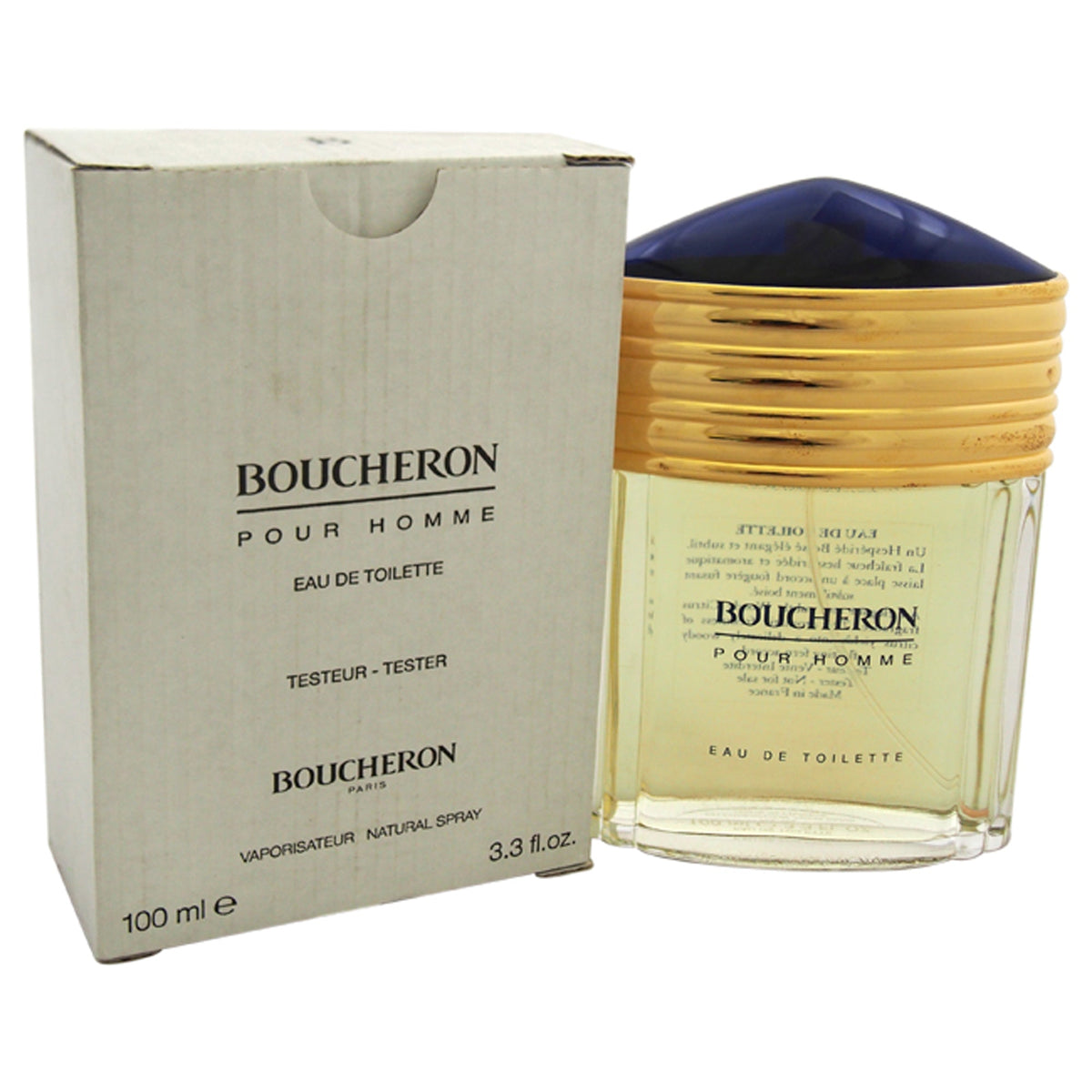 Boucheron by Boucheron for Men - 3.3 oz EDT Spray (Tester)